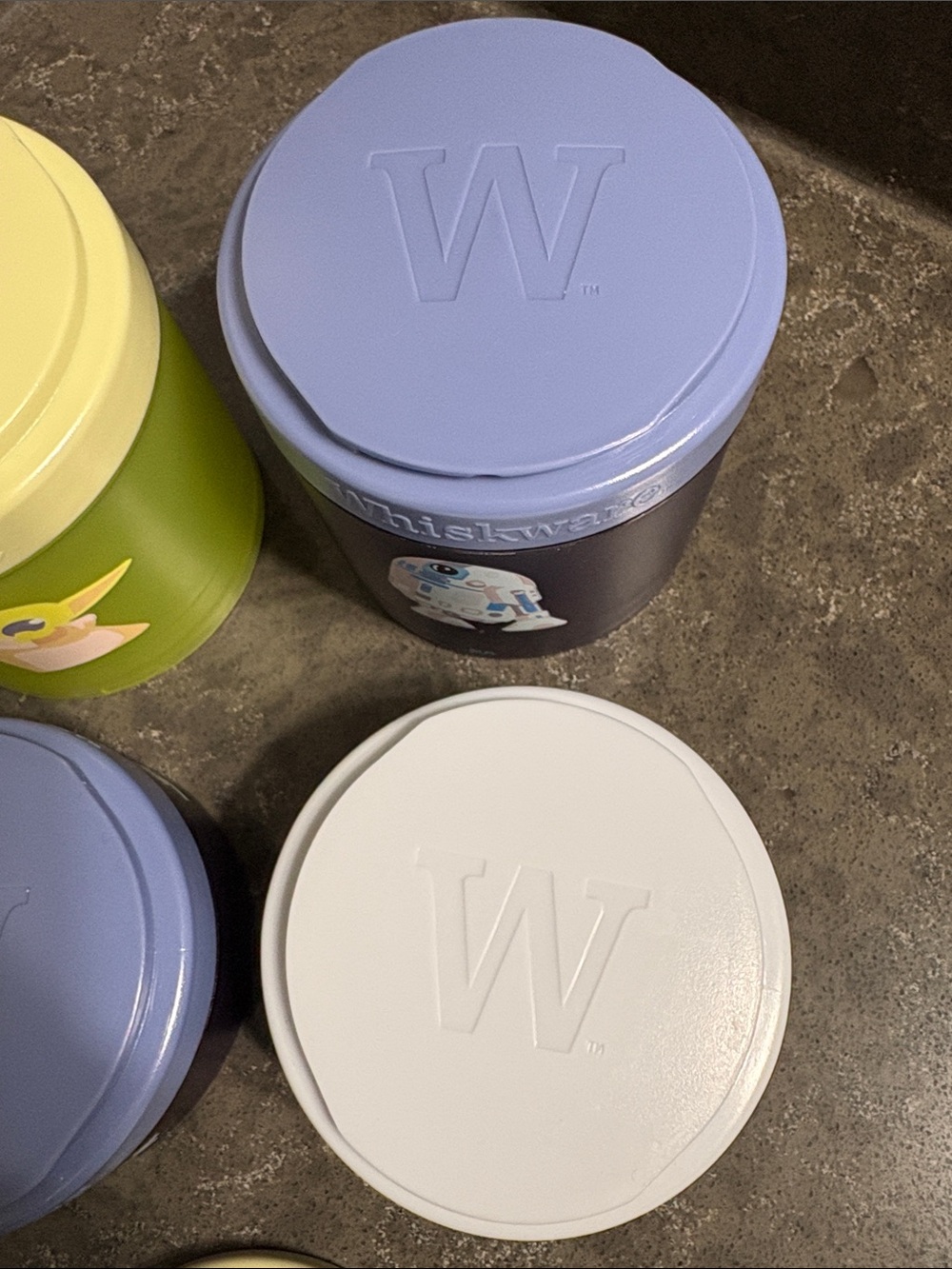 Whiskware Star Wars R2-D2 & Grogu Stackable Snack Containers. 4 Piece Set - Picture 8 of 14